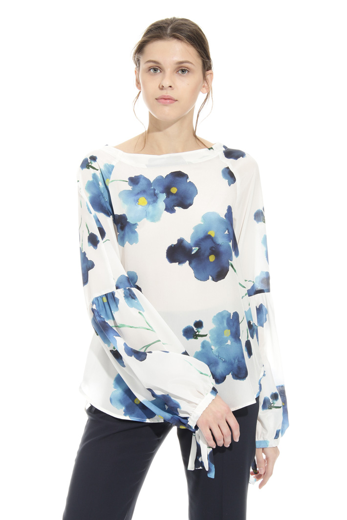 Blusa in seta stampata Intrend Blusa in seta stampata Intrend