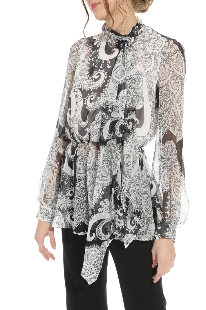 Blusa in seta stampata Intrend Blusa in seta stampata Intrend