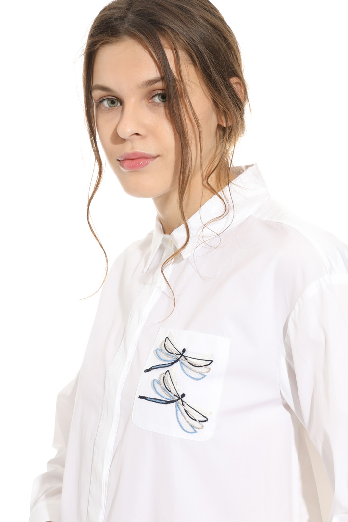 Casacca in cotone con ricamo Intrend Casacca in cotone con ricamo Intrend