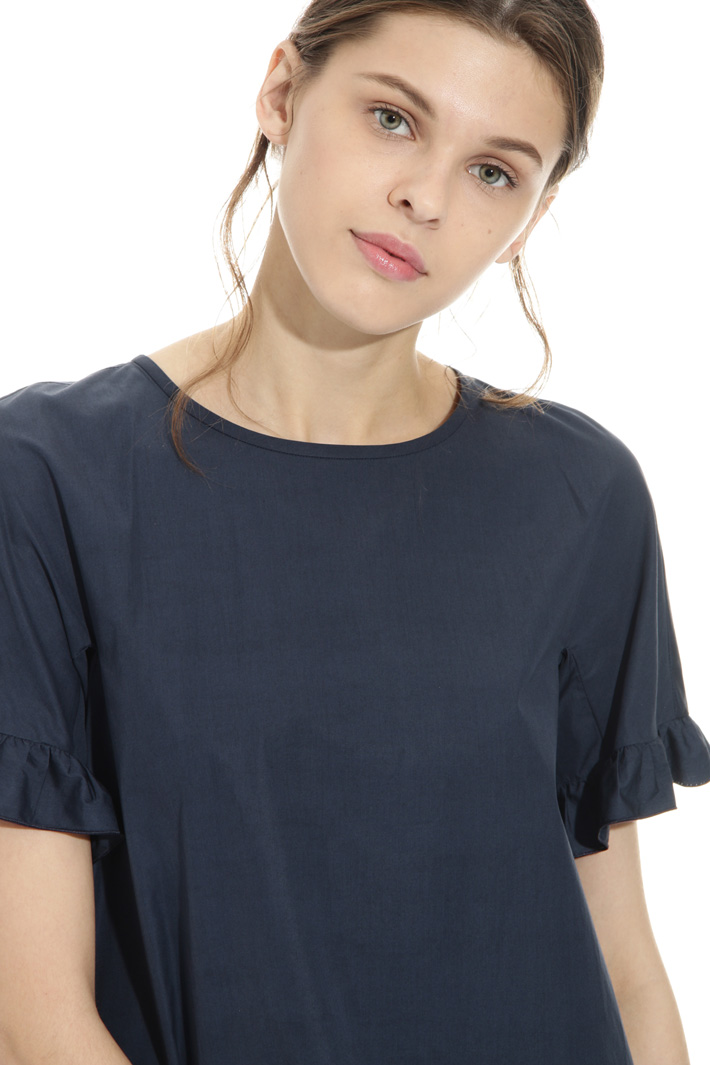 Casacca in cotone con volant Intrend Casacca in cotone con volant Intrend