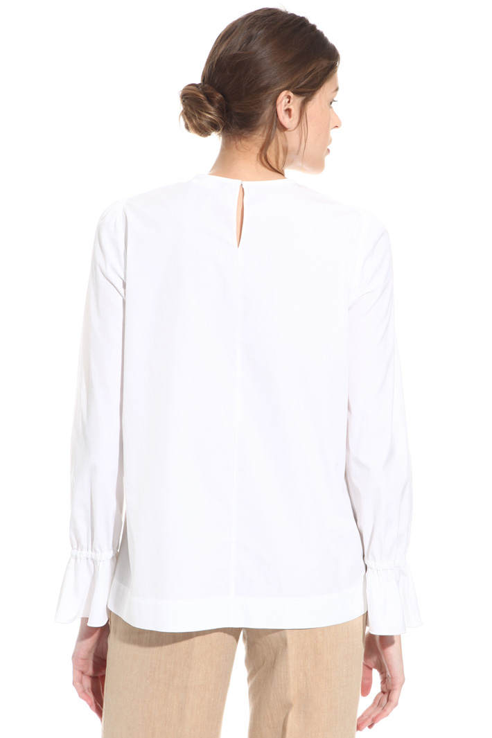 Casacca in cotone con ruches Intrend Casacca in cotone con ruches Intrend