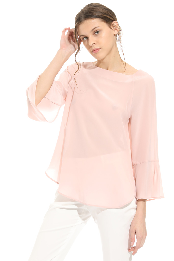 Blusa in seta lavata Intrend Blusa in seta lavata Intrend