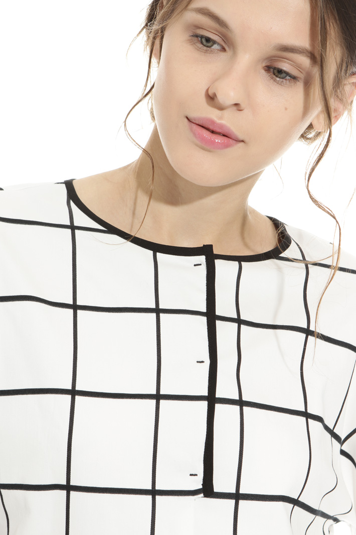 Printed tunic dress Intrend Printed tunic dress Intrend