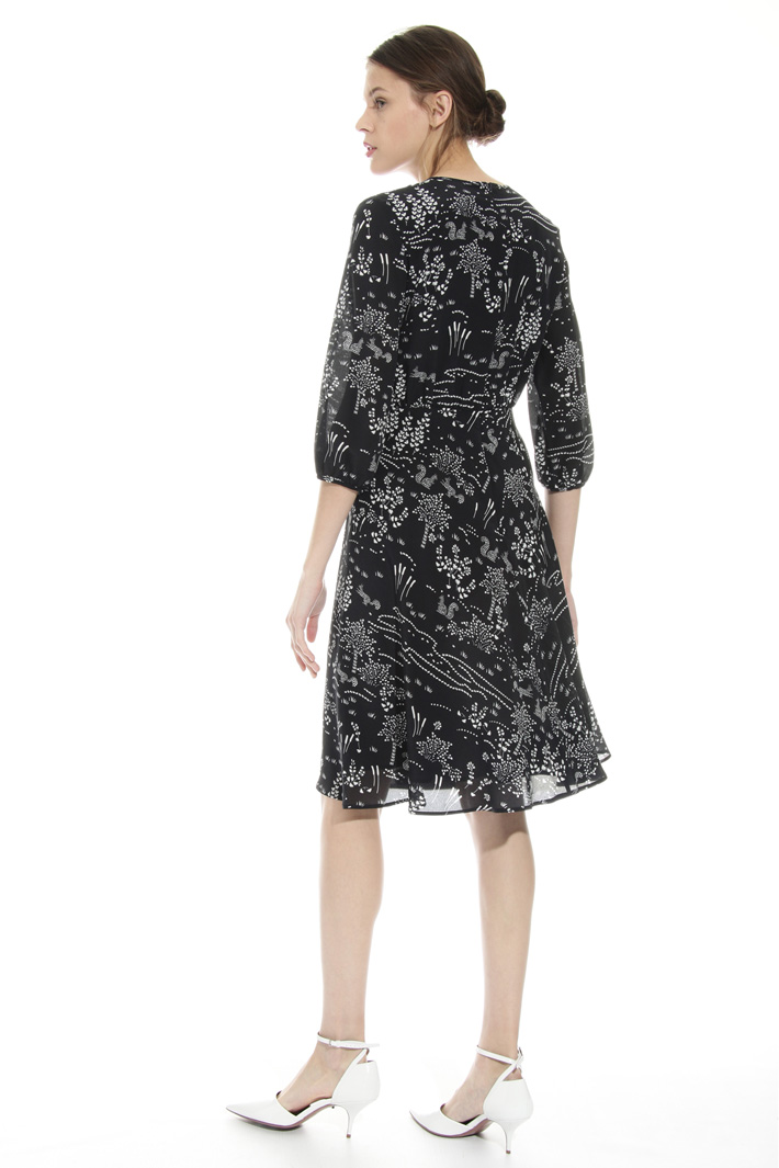 Printed silk dress Intrend Printed silk dress Intrend