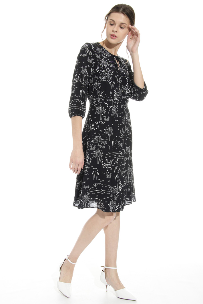 Printed silk dress Intrend Printed silk dress Intrend