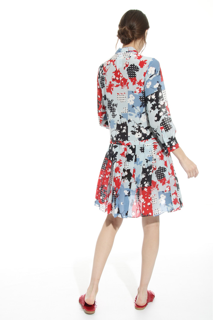 Printed silk dress Intrend Printed silk dress Intrend