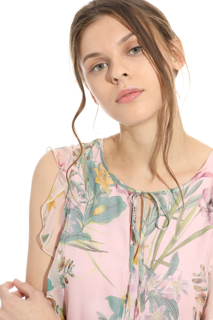 Printed silk dress Intrend Printed silk dress Intrend