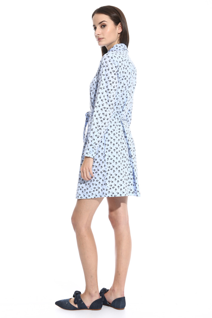 Printed poplin dress Intrend Printed poplin dress Intrend