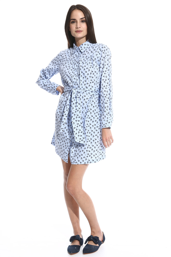 Printed poplin dress Intrend Printed poplin dress Intrend