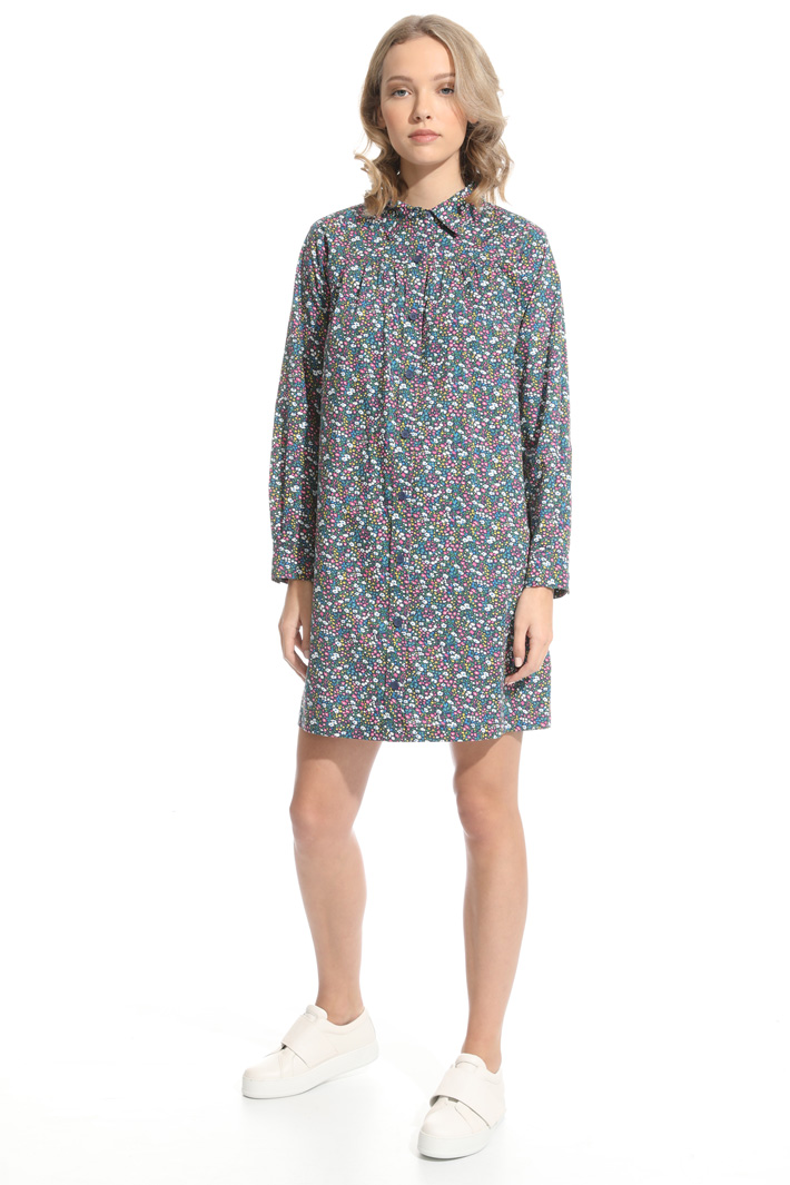 Printed poplin dress Intrend Printed poplin dress Intrend