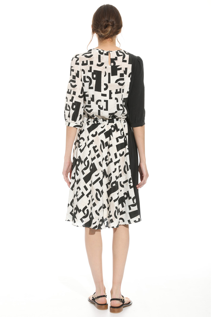 Printed silk dress Intrend Printed silk dress Intrend