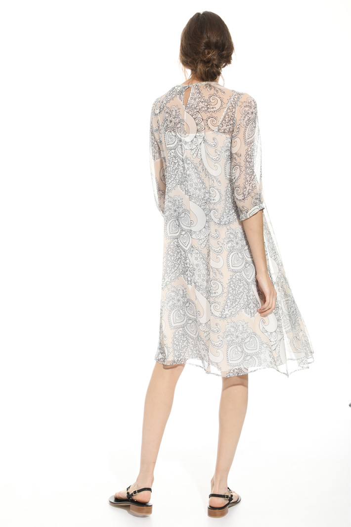 Printed silk dress Intrend Printed silk dress Intrend