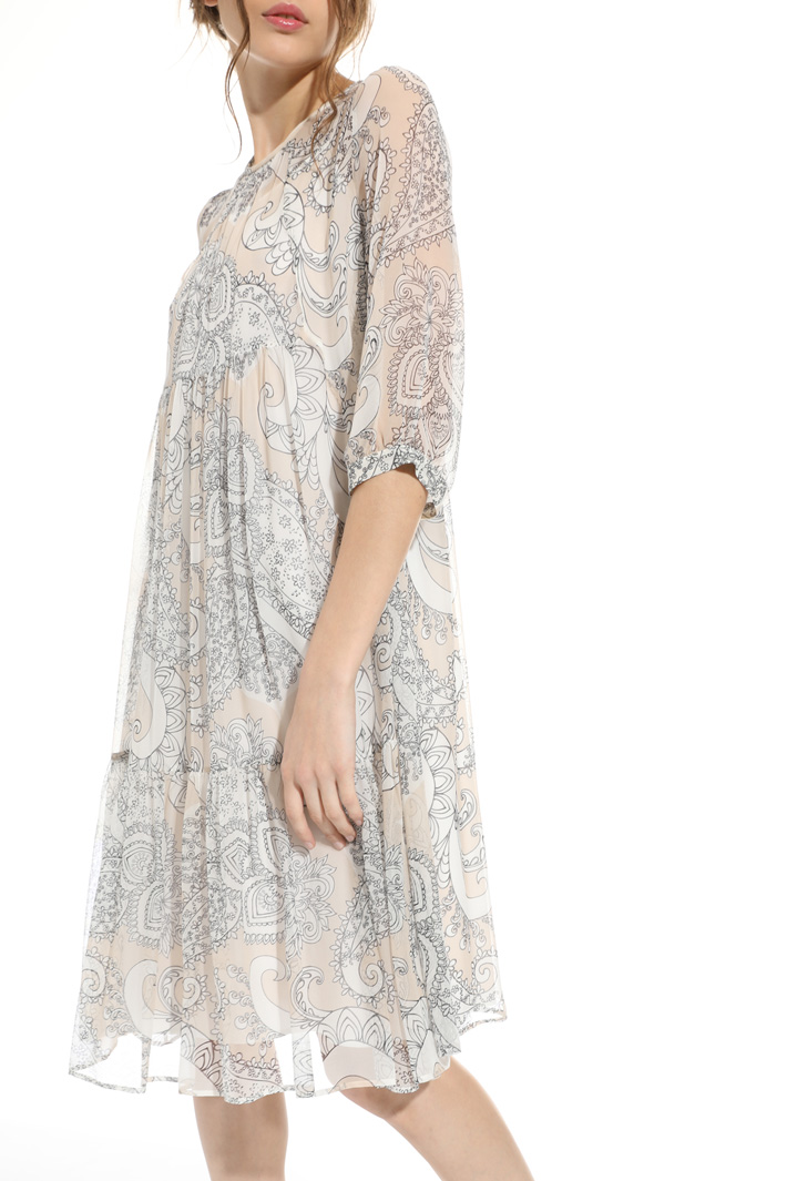 Printed silk dress Intrend Printed silk dress Intrend