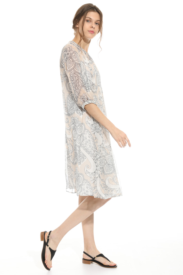 Printed silk dress Intrend Printed silk dress Intrend