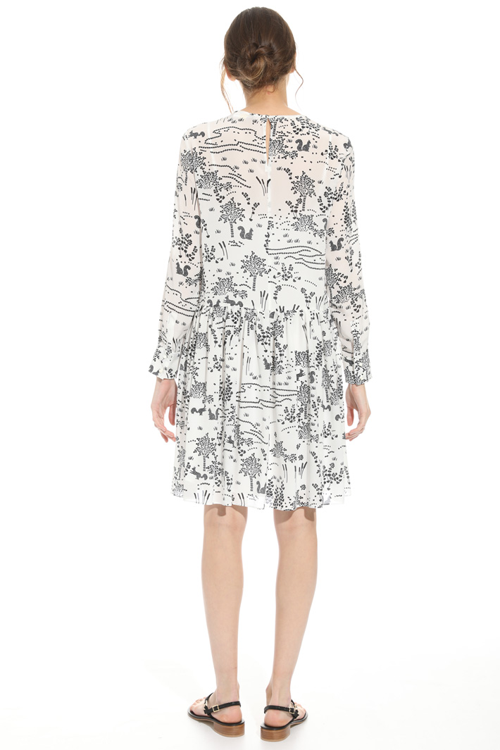 Printed silk dress Intrend Printed silk dress Intrend