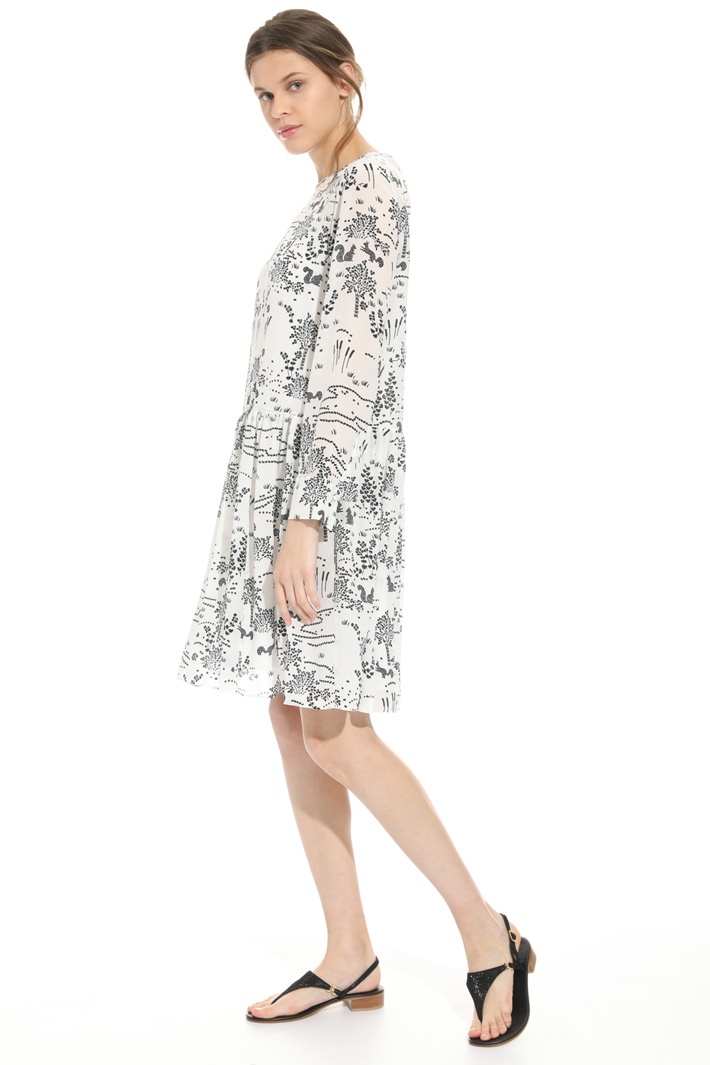 Printed silk dress Intrend Printed silk dress Intrend