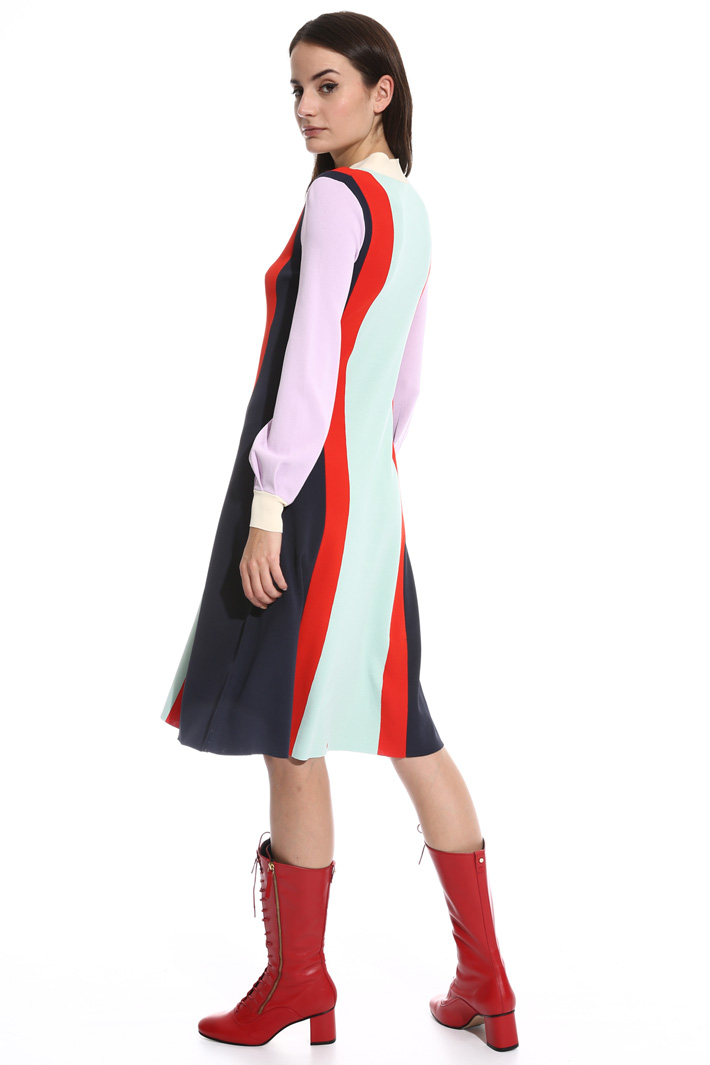 Colour-block knit dress Intrend Colour-block knit dress Intrend
