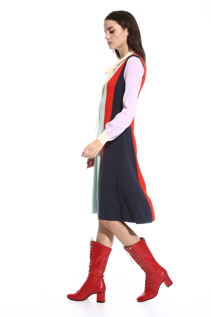 Colour-block knit dress Intrend Colour-block knit dress Intrend