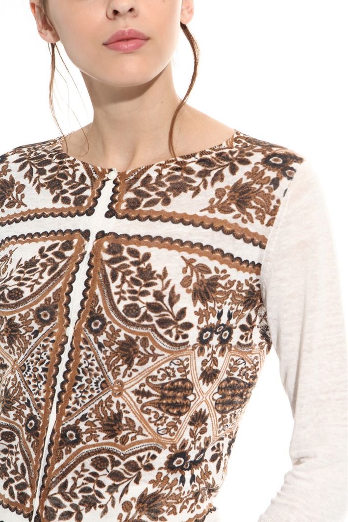 Cardigan in filato di lino Intrend Cardigan in filato di lino Intrend