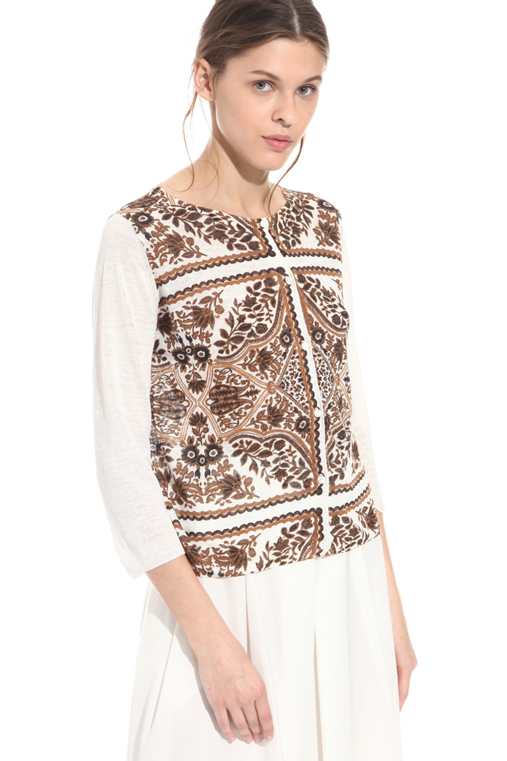 Cardigan in filato di lino Intrend Cardigan in filato di lino Intrend