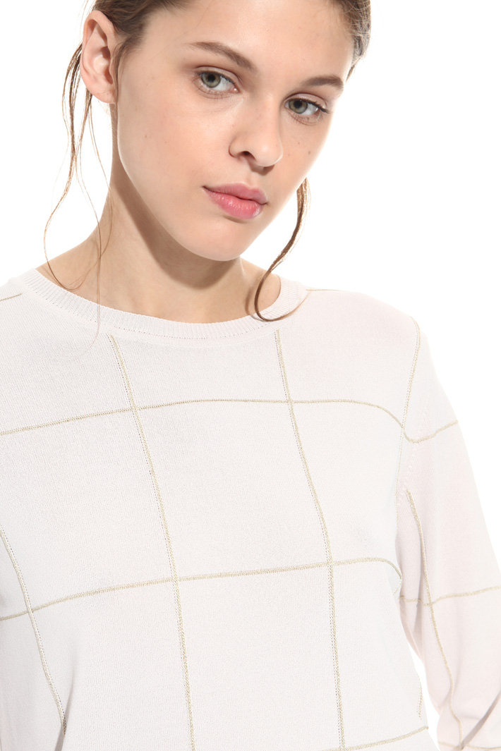 Maglia con fantasia lurex Intrend Maglia con fantasia lurex Intrend