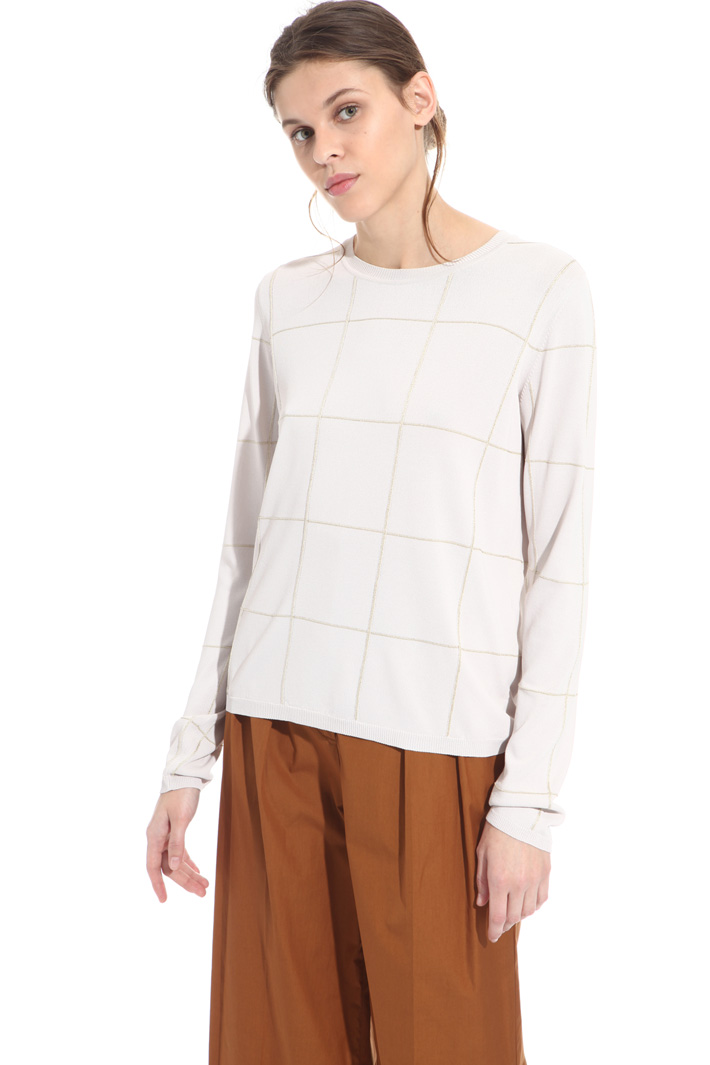 Maglia con fantasia lurex Intrend Maglia con fantasia lurex Intrend