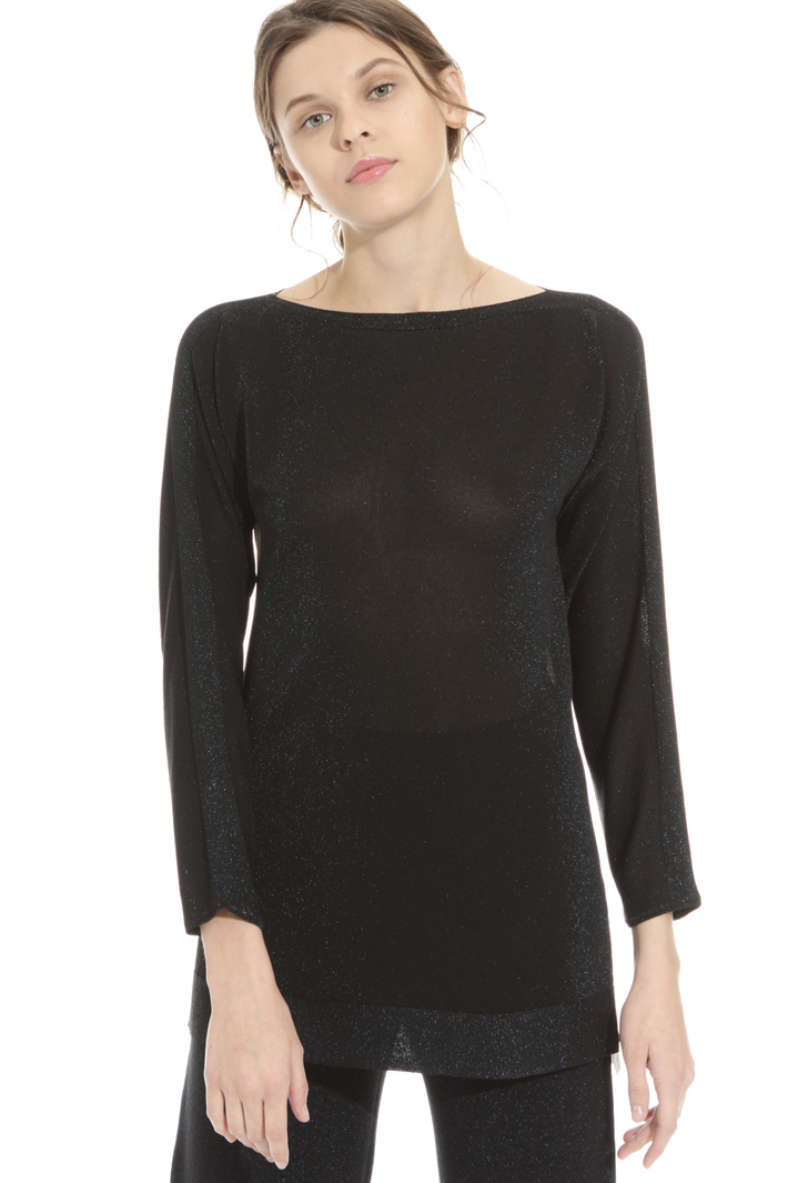 Maglia in filato lurex Intrend Maglia in filato lurex Intrend