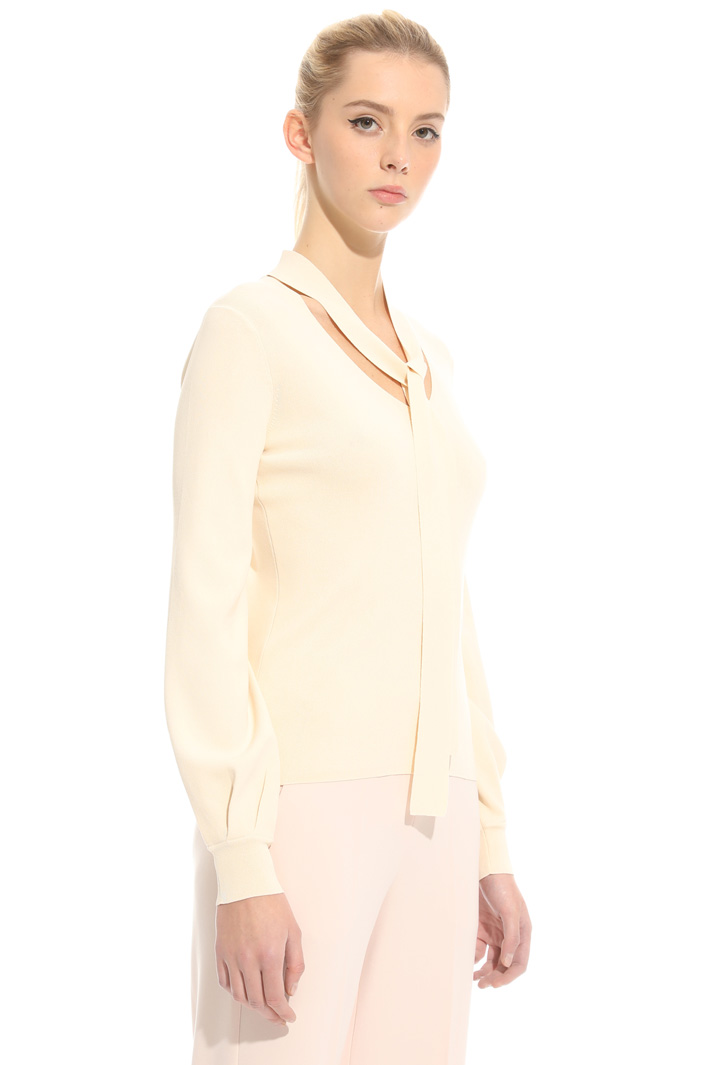 Maglia con collo a sciarpa Intrend Maglia con collo a sciarpa Intrend