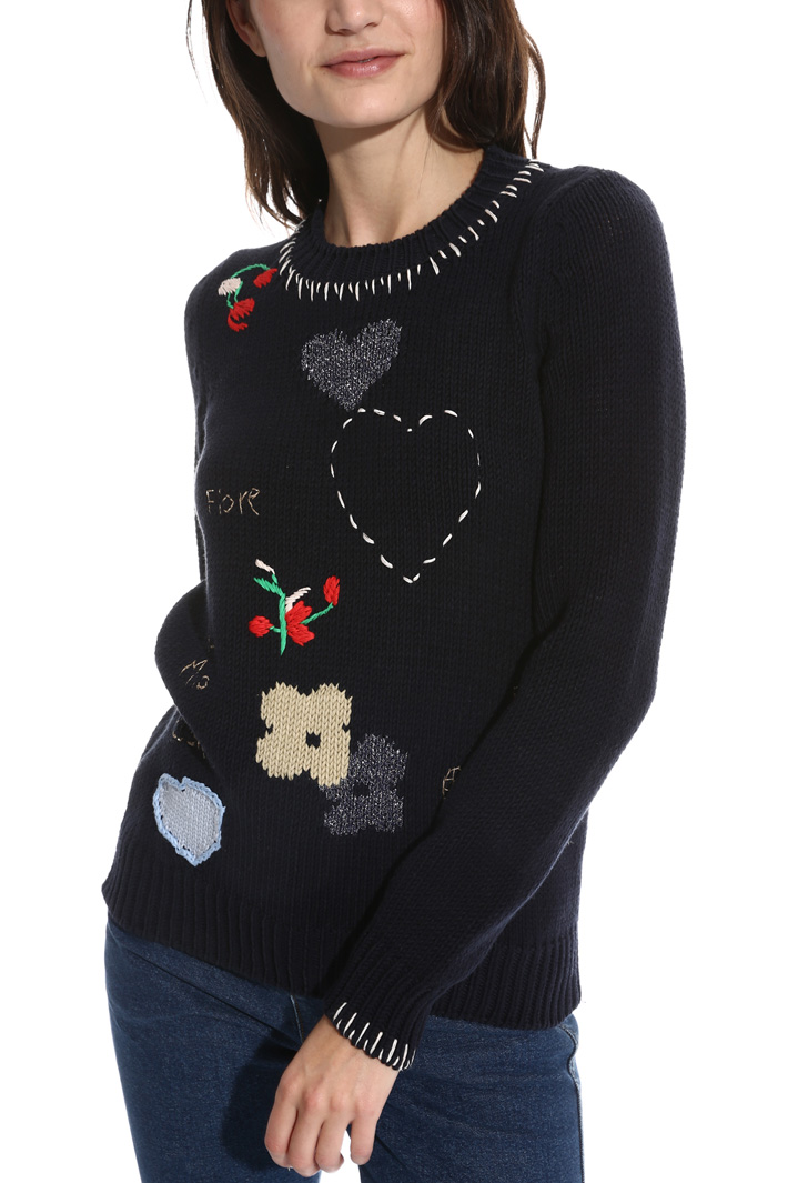Maglia con lavorazioni Intrend Maglia con lavorazioni Intrend