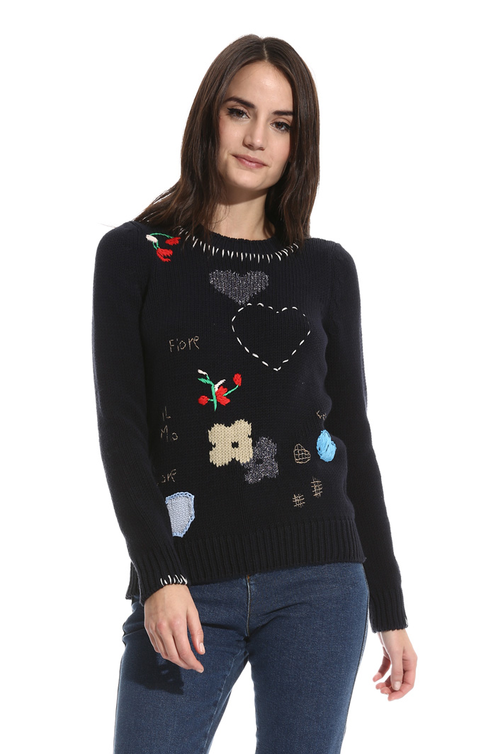 Maglia con lavorazioni Intrend Maglia con lavorazioni Intrend