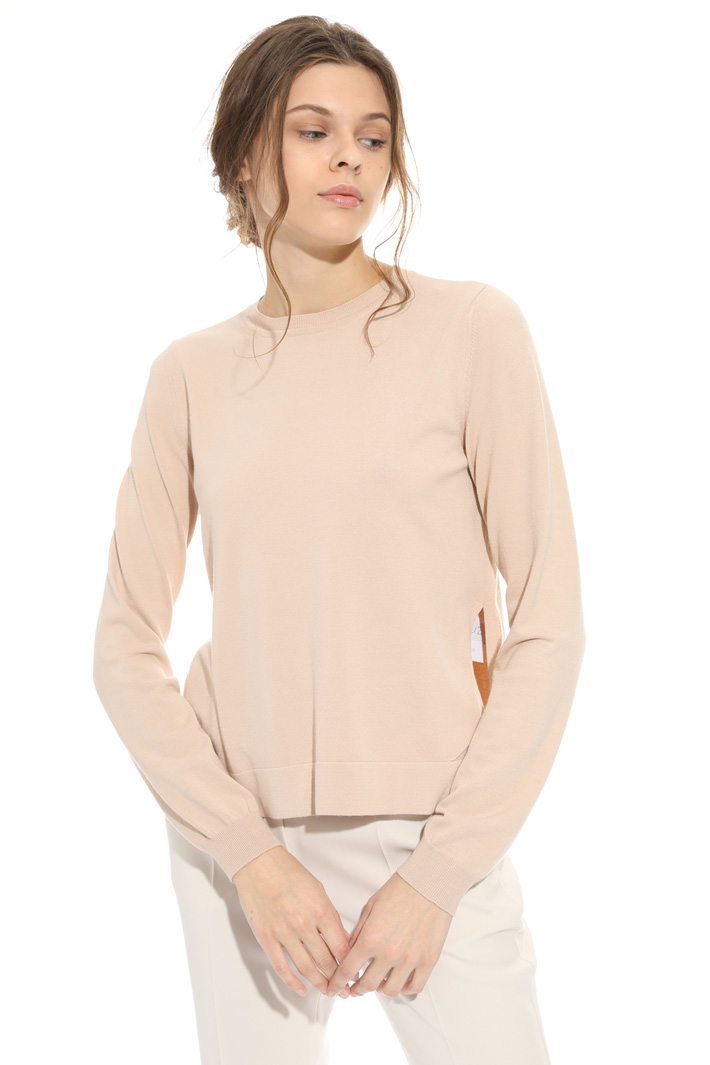Sweater and macrame top Intrend Sweater and macrame top Intrend