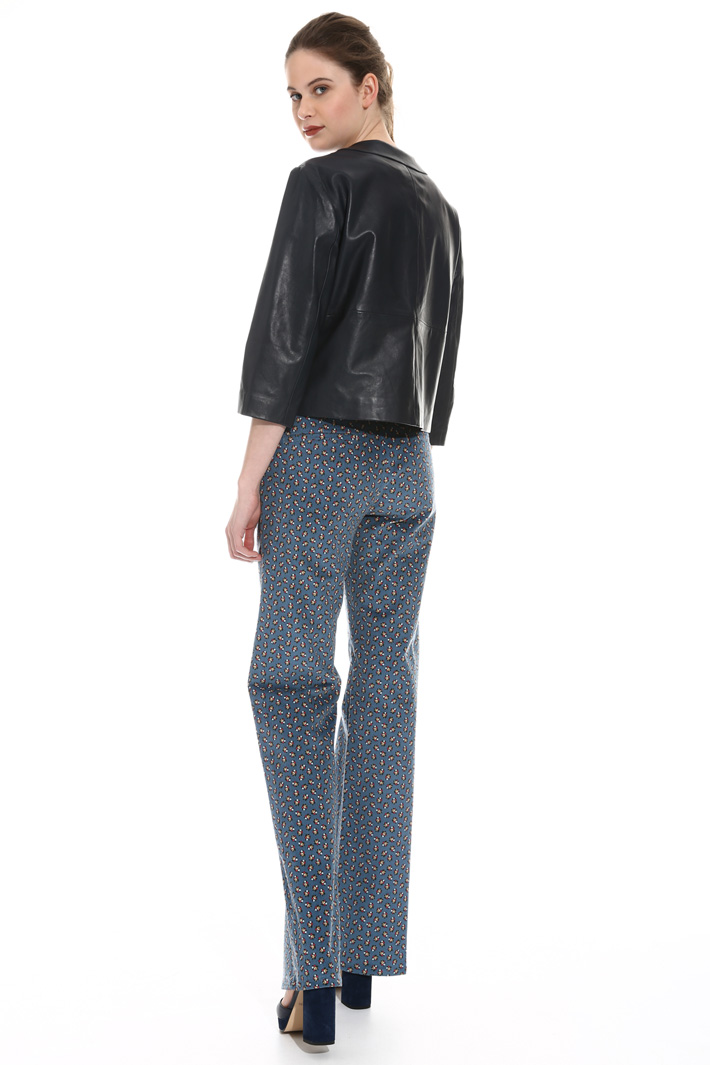 Frilled leather jacket Intrend Frilled leather jacket Intrend