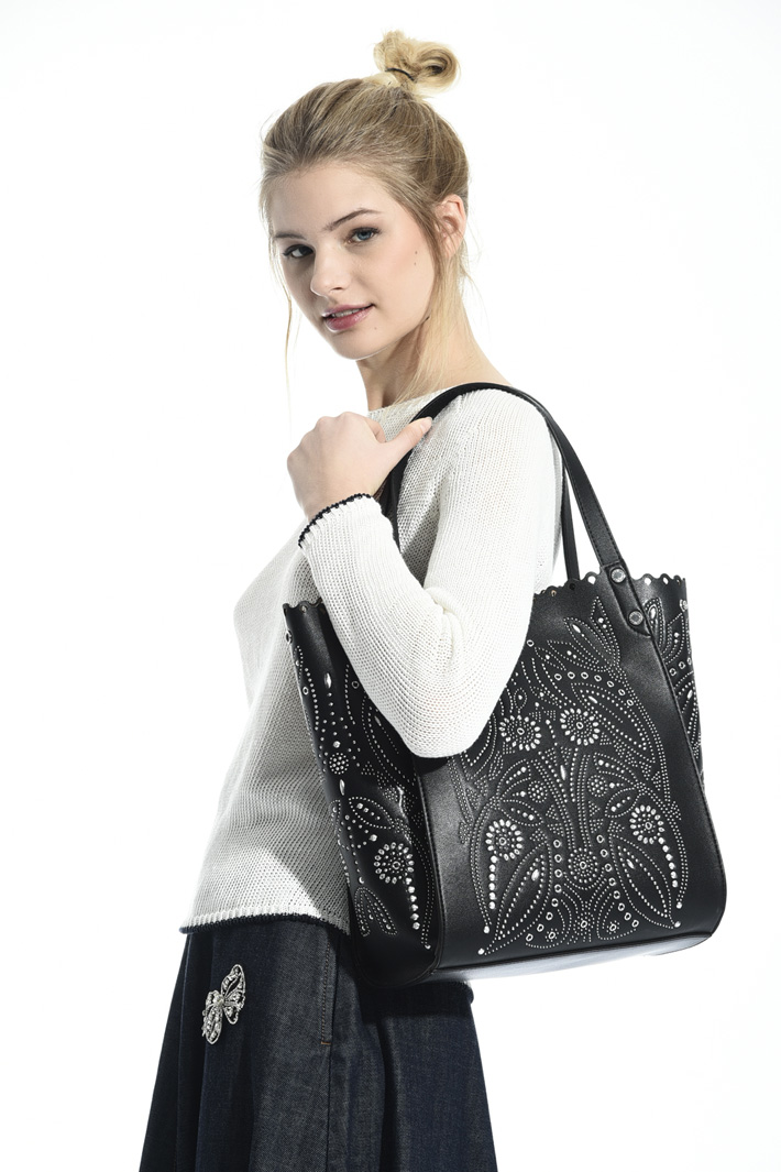 Studded shopper Diffusione Tessile Studded shopper Diffusione Tessile
