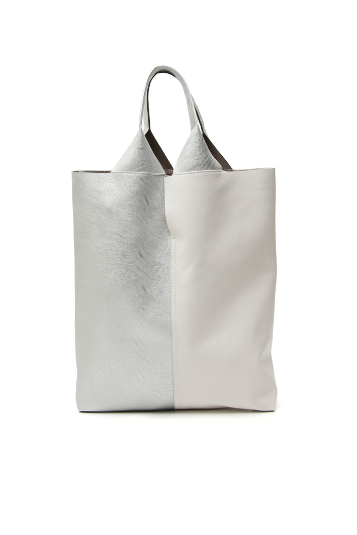 Leatherette tote bag Intrend Leatherette tote bag Intrend