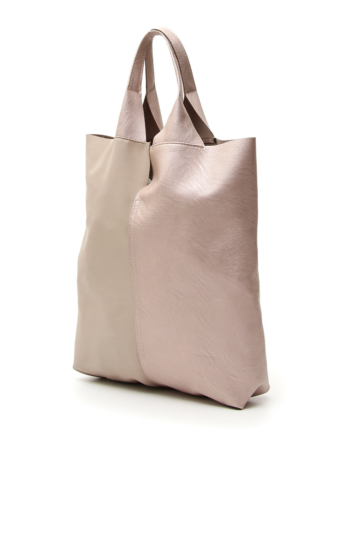 Leatherette tote bag Intrend Leatherette tote bag Intrend
