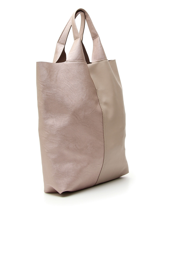 Leatherette tote bag Intrend Leatherette tote bag Intrend