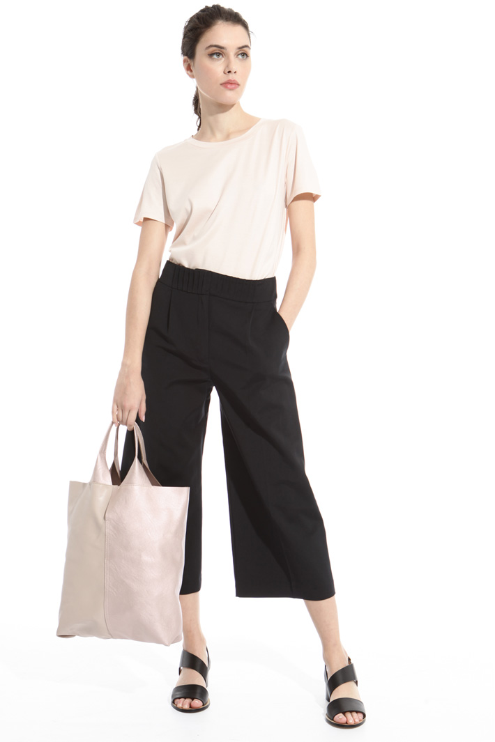 Leatherette tote bag Intrend Leatherette tote bag Intrend