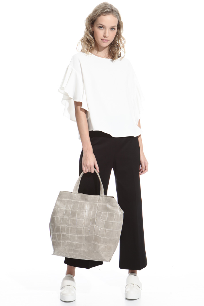 Maxi shopper stampa cocco Intrend Maxi shopper stampa cocco Intrend