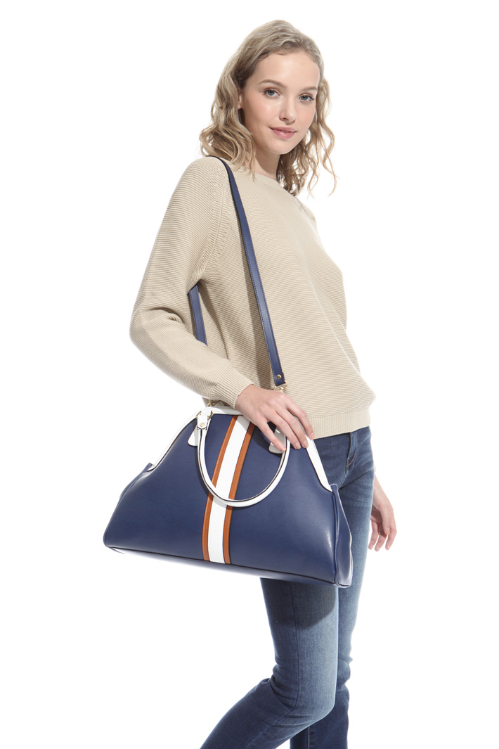 Real leather bowling bag Intrend Real leather bowling bag Intrend
