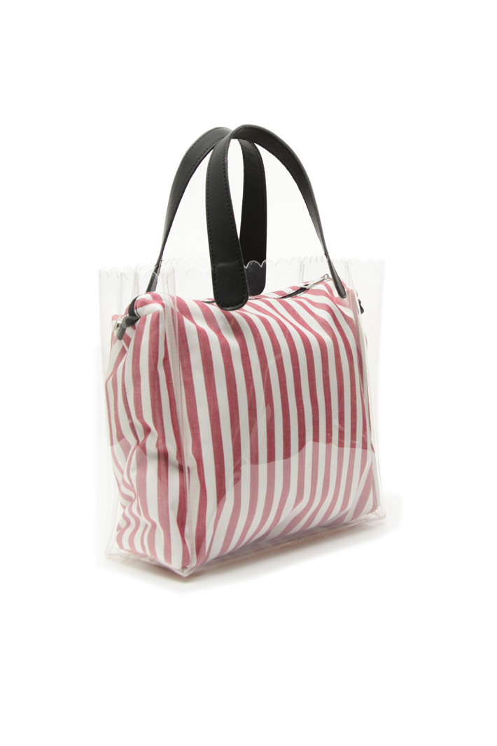 Clear bag with fabric sack Intrend Clear bag with fabric sack Intrend