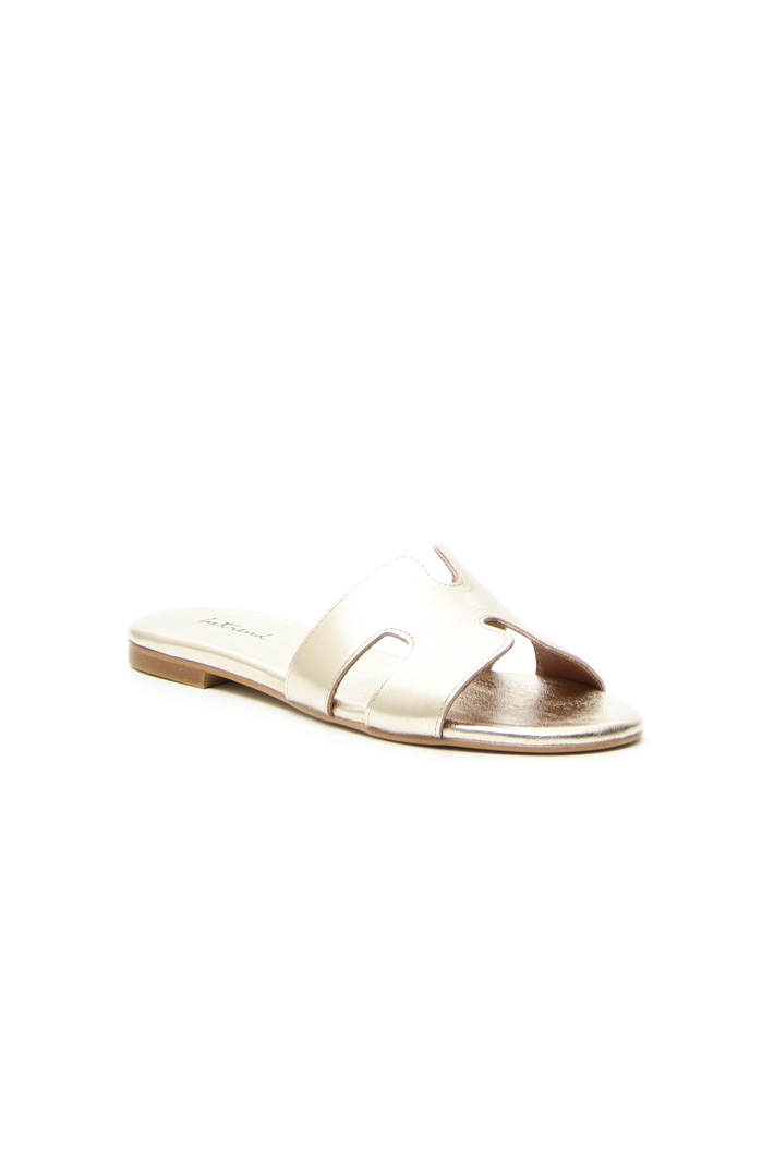 Metallic slippers Intrend Metallic slippers Intrend