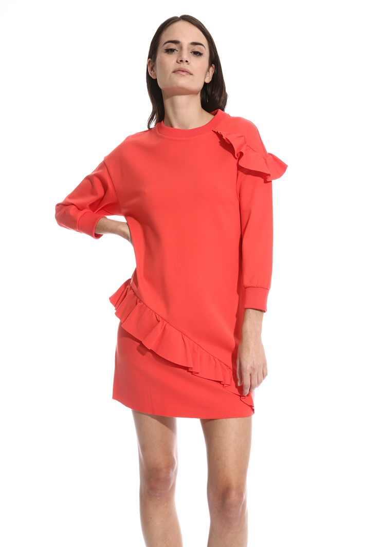 Flounced jersey dress Intrend Flounced jersey dress Intrend