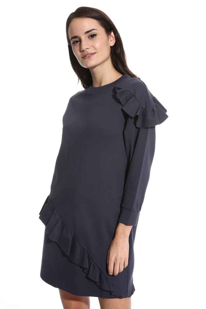Flounced jersey dress Intrend Flounced jersey dress Intrend