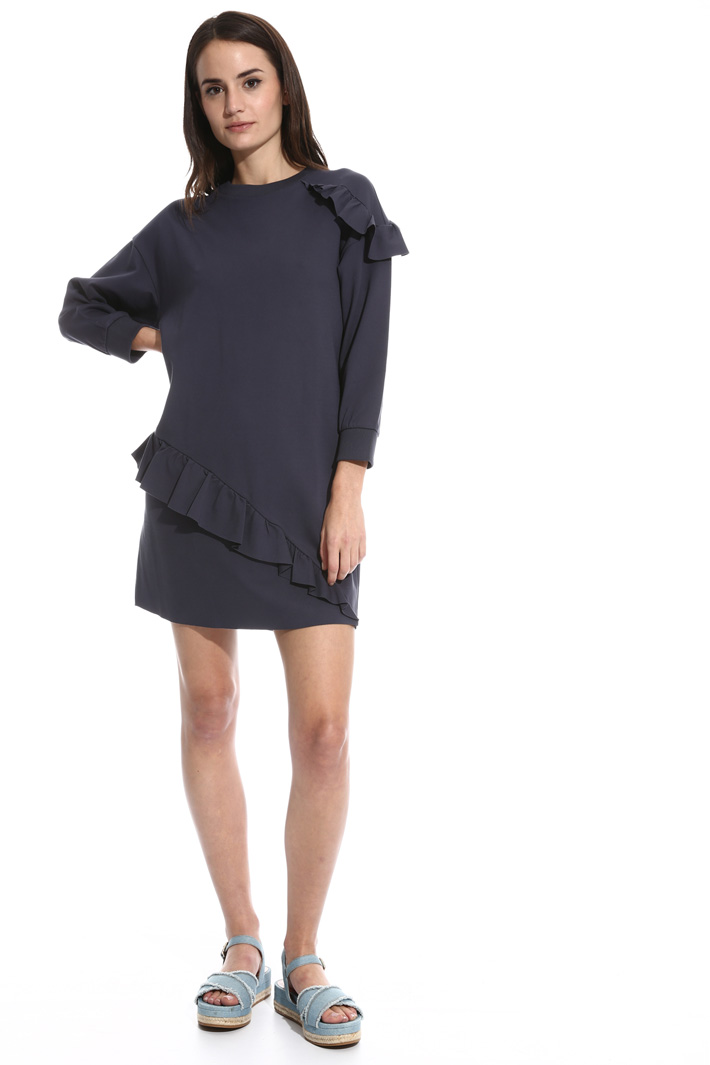 Flounced jersey dress Intrend Flounced jersey dress Intrend