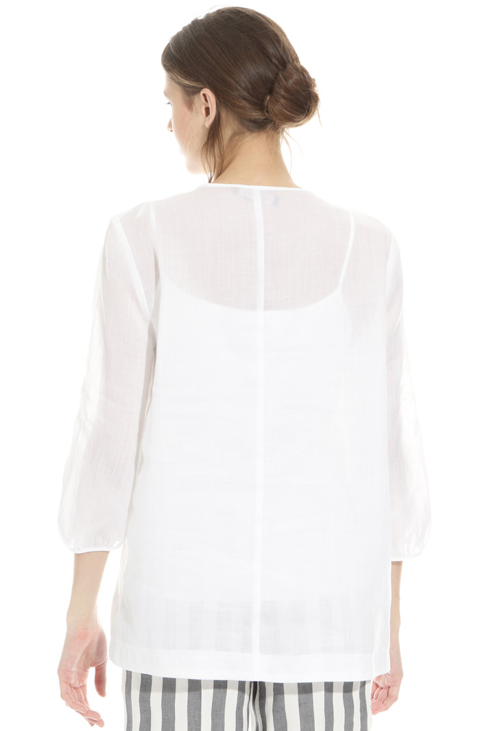 Perforated detail tunic Intrend Perforated detail tunic Intrend