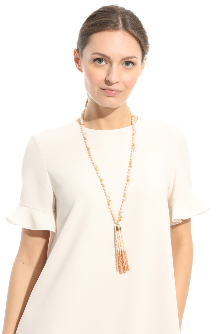Multifaceted bead necklace Intrend Multifaceted bead necklace Intrend