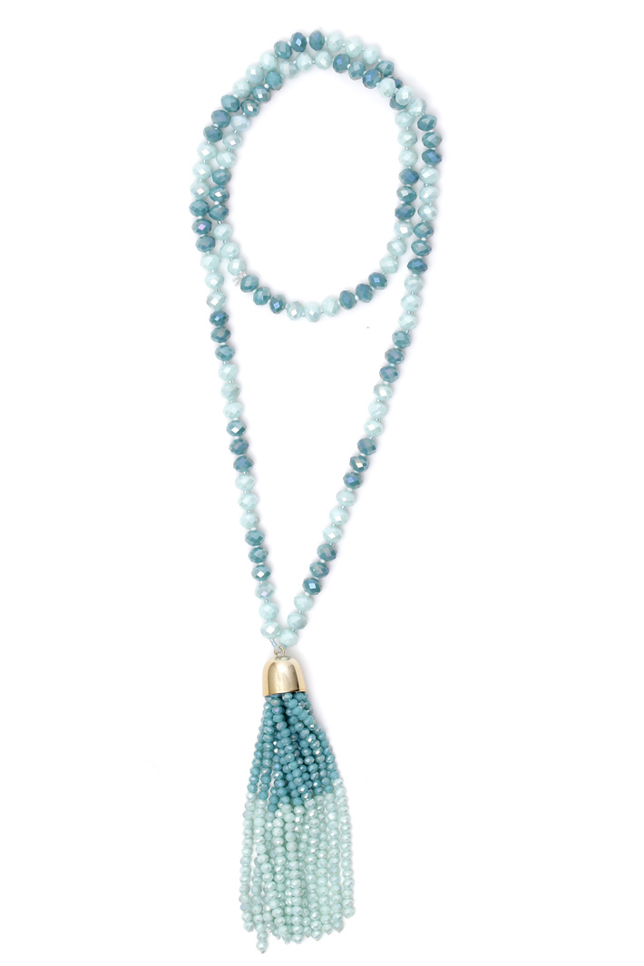 Multifaceted bead necklace Intrend Multifaceted bead necklace Intrend