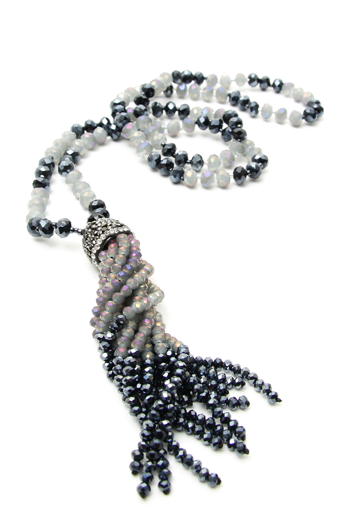 Multifaceted bead necklace Intrend Multifaceted bead necklace Intrend