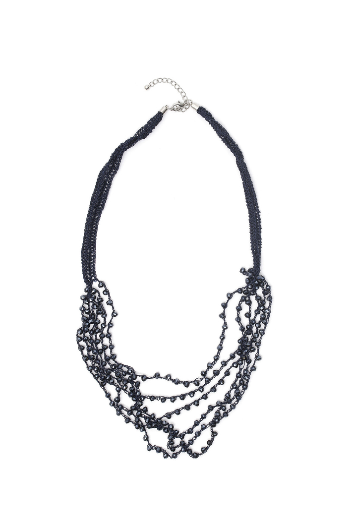 Collana in tessuto e vetro Intrend Collana in tessuto e vetro Intrend