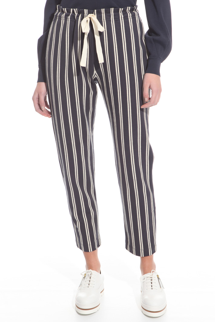 Pantalone in jersey chevron Intrend Pantalone in jersey chevron Intrend